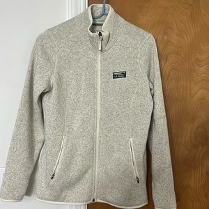 LL bean sweater fleece jacket